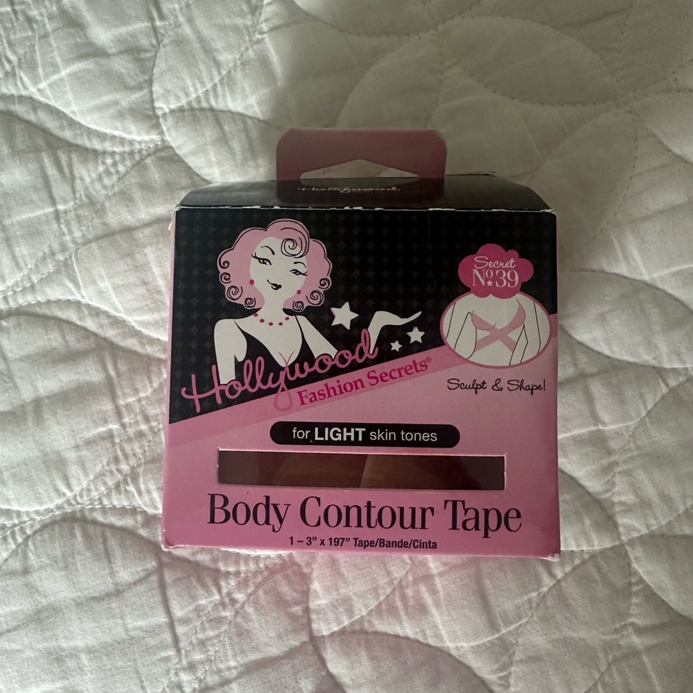 Hollywood Fashion Secrets Body Contour Tape (light skin tones) - half a roll